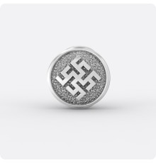 Шарм Цветок Папоротника из серебра Шарм Цветок Папоротника из серебра